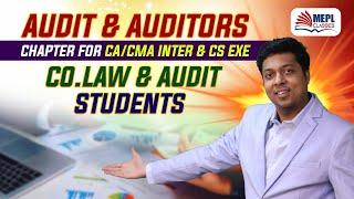 Audit & Auditors Revision For CA/CMA Inter & CS Executive | Mohit Agarwal