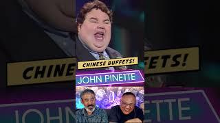 JOHN PINETTE  CHINESE BUFFET  Why you stay 4 hour?!  #shorts #reaction #comedy #funny 