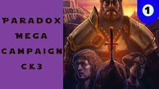 Paradox Mega Campaign | CK3 |  King Arthur Pendragon| part 1