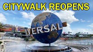 Universal City Walk Orlando Reopens - A Tour Recorded Live