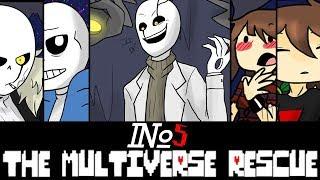 Comics The Multiverse Rescue | Undertale Глава 3 часть 5 (Озвученный Комикс)