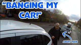 "Banging My Car!" UK Bikers vs Crazy, Angry People and Bad Drivers #179