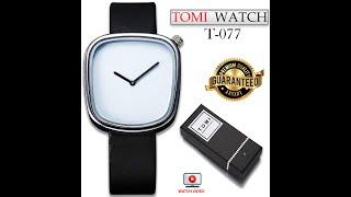 Tomi T-077 Black&White Casual Men’s Waterproof Wristwatch Minimal!