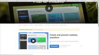 04 Как скачать программу Prezi на свой компьютер