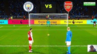 Manchester City vs. Arsenal - Penalty Shootout 2023 | Premier League | eFootball PES Gameplay