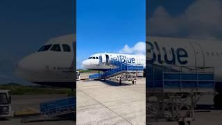 FLY FROM BOSTON TO GRENADA ON JETBLUE’S A321 WITH MINT! #shorts #aviation #a321 #subscribe #jetblue