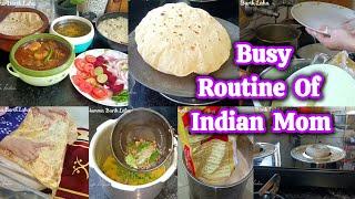 "9Am To 3Pm" Busy Routine Of Indian mom | How I manage Alone| Preparing Lunch For Someone Special️