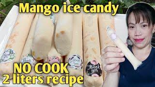 Pang negosyo 2 liters recipe Soft and creamy Mango ice candy/Maila #BusinessIdeas