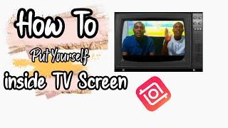 How to Put Yourself inside TV Screen using inshot in Your Phone |E-Learning skills