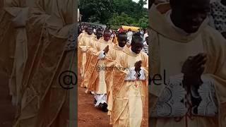 Newly Ordained Catholic Priests wonderful procession after Ordination 