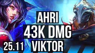 AHRI vs VIKTOR (MID) | 43k DMG, 13/5/15 | EUW Master | 25.11
