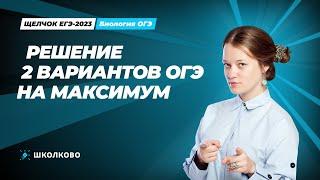 "ЩЕЛЧОК" по биологии | Решение 2 вариантов ОГЭ на максимум