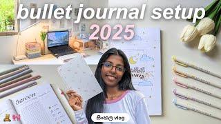 2025 Bullet journal setup 🪄 අලුත් අවුරුද්දට අලුතින්ම bullet journaling පටන් ගන්න විදිහ 