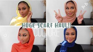 HUGE SCARF TRY ON HAUL X CULTURE HIJAB |Yasmine Simone