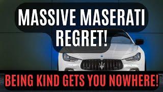 Maserati Ghibli gone wrong! Sometimes a fight isn’t worth fighting, or is it?