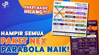 Harga Paket Nex Parabola NAIK, Basic Akan Hilang?! Paket Update Terbaru Brosur NexParabola Juli 2024