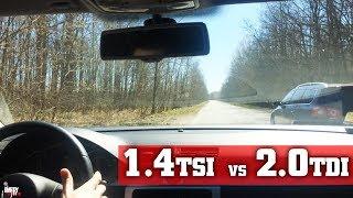 ЗАЕЗД●Passat B7 1.4 TSI (122л.с.) •vs• Passat B6 2.0 TDI (170л.с.)