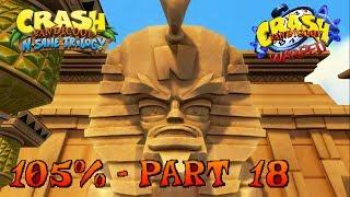 Crash Bandicoot 3 - N. Sane Trilogy - 105% Walkthrough, Part 18: Tomb Time (Both Gems)