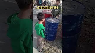 Brothers help each other, Abdurakhim and Bilal#хива #khiva #uzbekistan  #shorts