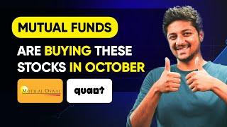 Top Stocks Bought By Mutual Funds in October - MF Tracker Excel