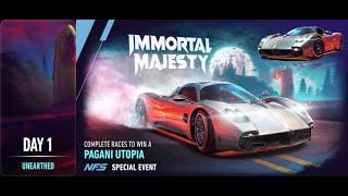 pagani utopia | Immortal Majesty | Need For Speed: No Limits | day 1