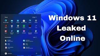 Windows 11 leaked online | Microsoft Windows Operating System 2021 | Leak News Trending on twitter