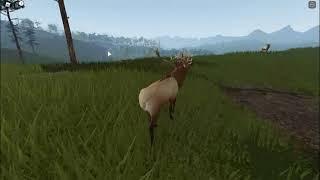 Elk domminance fight - Cenozoic survival Testing - Roblox - *NEW UPDATE*