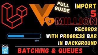 laravel queue tutorial with project example | Laravel batch with progress bar [Super Simple] 2022