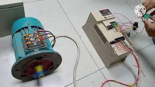 VEICHI VFD there wire mode wiring and parameter setting