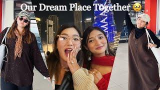 LEAVING NEPAL TOGETHER ️  NEPAL TO DUBAI | Burj Khalif | Supriya Gurung| @ItsmeMuskan