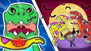 Zombie Dinosaurs Dance & Boom-Boom | I DRAW NATURE Kids Songs