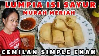 LUMPIA ISI SAYUR || RESEP CEMILAN SIMPLE || AKTIVITAS TKW HONGKONG @ekkestory2429