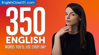 350 English Words You'll Use Every Day - Basic Vocabulary #75