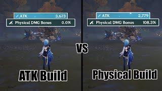 Eula ATK Build VS Physical Build - Genshin impact