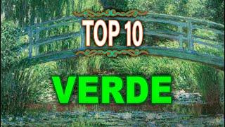 TOP 10 GREEN PAINTINGS | ART