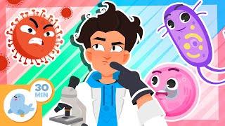  MICROSCOPIC ORGANISMS for Kids  Compilation