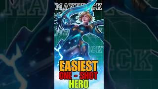 EASIEST ONE-SHOT HERO in MLBB?! Just Tap and They’re GONE  #mobilelegends #mlbb #shorts