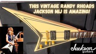 This Old School Made In Japan Randy Rhoads Jackson Is Amazing!