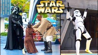 Top 10 Disney Fails & FUNNY Star Wars Jedi Training Academy Moments Part 2