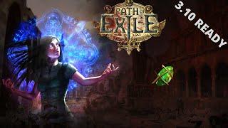 Path Of Exile 3.10 - Crazy Blade Flurry Build Elementalist Golemancer.