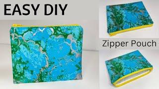 EASY DIY ZIPPER POUCH | Sewing Tutorial @AmyGDIY