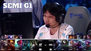 WBG vs BLG - Game 1 | Semi Final LoL Worlds 2024 | Weibo Gaming vs Bilibili Gaming G1 full