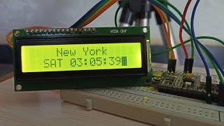 IOT Based World Clock Using NTP Server // IOT Projects // ESP8266 Projects // IOT Clock