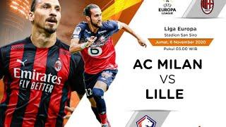 Milan vs Lille 0-3 Europa league 2020