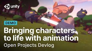 Bringing characters to life with animation | Open Projects Devlog