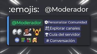 ¡Cómo Mencionar en mensajes Embed de Discord!  Emojis, Canales, Roles y...