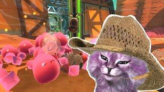 СИМУЛЯТОР ФЕРМЫ СЛИЗНЕЙ #7 ПОСТРОИЛА ЛАБОРАТОРИЮ slime rancher говорящая КОШКА ЛАНА играет