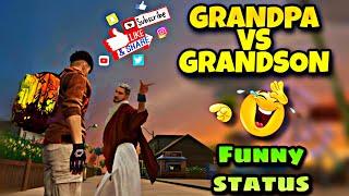 Grandpa vs Grandson funny school comedy  | free fire funny troll tamil