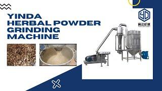 Herbal powder making machine with large capacity herb grinding machine granulated herb grinder