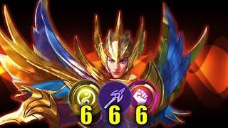 ZILONG KESURUPAN PAKAI COMBO 666 TERKUAT !!! MAGIC CHESS MOBILE LEGENDS